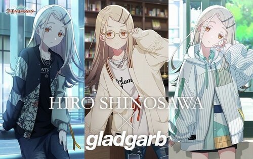 学園アイドルマスター、ファッションブランド『glamb』とコラボ決定！！”篠澤広”をモチーフにしたシャツなどを展開