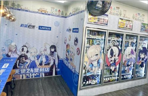 【画像】中国版「ブルアカ」と「ローソン」のコラボ店いいなあ