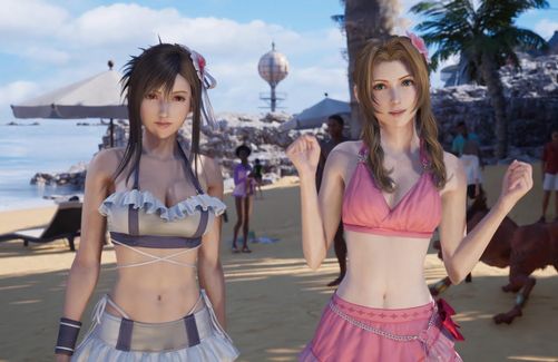 【FF7 リバース】エアリスとティファの水着動画、1000万回再生を突破ｗｗｗｗ