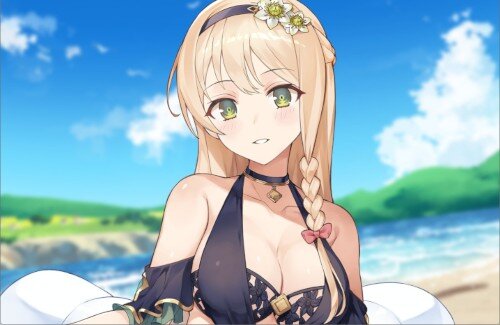 「ドルフィンウェーブ」×「ライザ」コラボでクラウディアもスケベされとる・・・