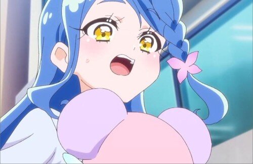 【画像】名探偵プリキュア！、「ポチタン」の耳がくれあさんの胸に見えるシーン