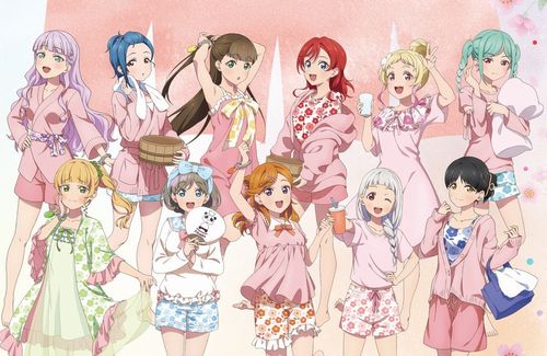 『Liella!×極楽湯』コラボが4月4日より開催決定！描き下ろしグッズやグッズやコラボメニューを展開