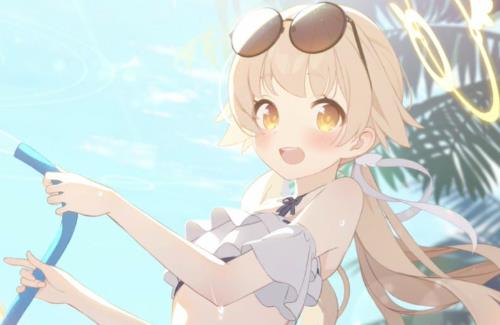 【ブルアカ】水着ヒフミの公式レイヤーさん、めちゃくちゃスタイルいいな…