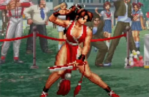 「ザ・キング・オブ・ファイターズ 2002」日本版と海外版の比較ｗｗｗｗｗｗｗｗ　海外版は舞の乳が揺れない…