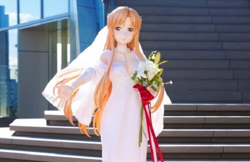 【SAO】アスナのウェディングドレス姿の等身大フィギュアが渋谷PARCO5Fに12月23日から展示決定！
