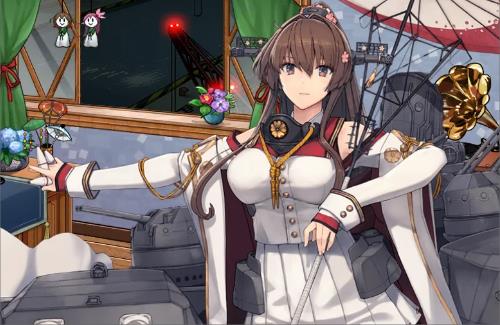 【艦これ】改装中の『大和ミュージアム』の囲いに「大和」と「雪風」の描き下ろしイラストが展示