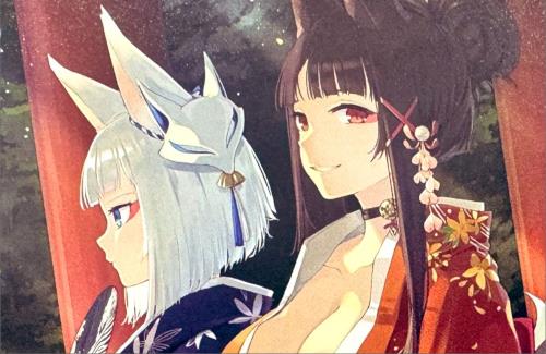 【アズレン】Yostarの「赤城＆加賀の年賀状」いいな……すごいおっぺぇだ