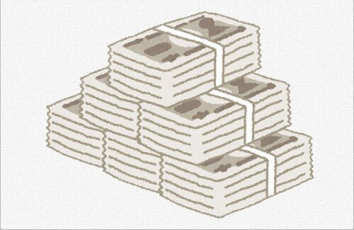 ゴミ集積所で、所有者不明の現金約600万円が見つかる