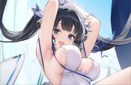 「アズレン」✕「ダンまち」コラボのヘスティア、エッッッッッ！！！！！