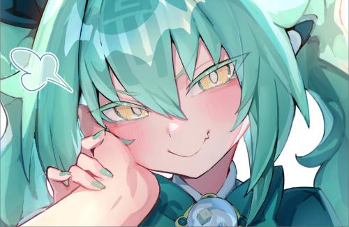 『麻雀ファイトガール』、みどりの日は「イヨ」の日！！！公式がイヨの描き下ろしイラスト公開