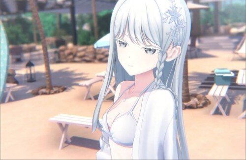 【ブルアカ】公式の水着3D良すぎる・・・