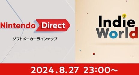 任天堂『ニンダイ ソフトメーカーラインナップ』『インディーワールド』を27日23時より続けて配信！