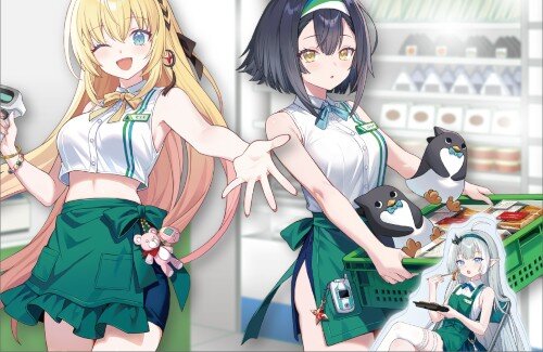 「ファミマ」×「ステラソラ」、そのスケベな格好で店員は無理やろ・・・
