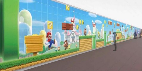 “スーパーマリオの世界”が京都・四条通地下道に10月5日から登場！