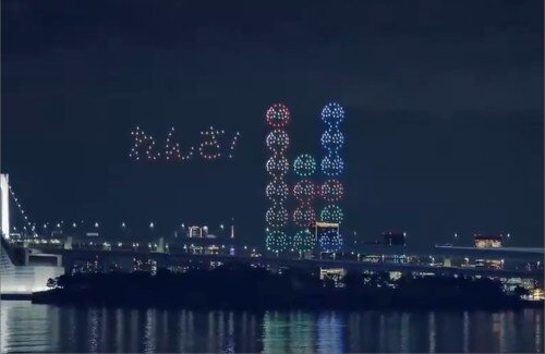 【動画】ドローンで再現した「ぷよぷよ」がすごすぎるｗｗｗｗｗｗｗｗｗｗｗｗｗ