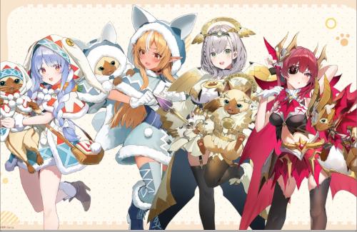 「モンスターハンター」×「ホロライブ3期生」、アイルーとおそろいのコラボ衣装限定プライズが登場！
