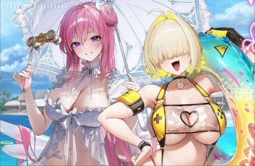【画像】秋葉原でも「NIKKE」のイラストはアウトだったｗｗｗｗｗｗｗｗｗｗ
