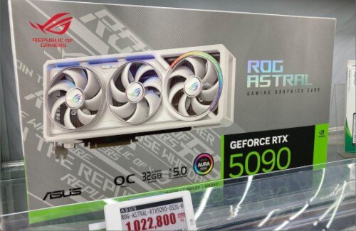 RTX 5090、ついに100万円超え・・・