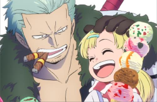 「ONE PIECE × サーティワン」、スモーカーと3段アイスをぶつけた少女の描き下ろしコラボイラストｗｗｗｗｗｗｗｗｗ