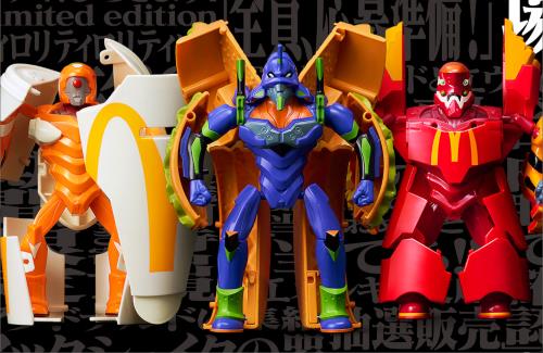「マクドナルド」×「エヴァンゲリオン」バリューセットフィギュアが登場！！本日から抽選販売開始