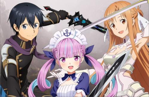 【！？】ソードアート・オンラインの世界に『ホロライブ・湊あくあ』が登場！！！