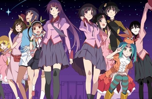 【画像】物語シリーズのポスターを街で見かける→ しれっとアイツラが混じってしまうｗｗｗｗ