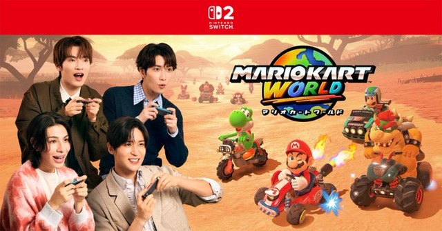 スイッチ2『マリオカート ワールド』の宣伝を、男性アイドルグループ「Snow Man」が担当！！