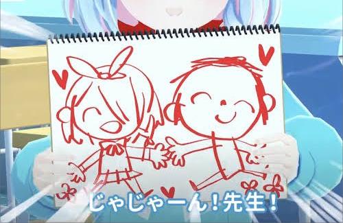 【ブルアカ】アロナ版「先生」の新しい似顔絵が公開・・・かなりハゲてるな