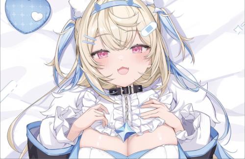 【エッッ】ホロライブEN・フワワの「等身大フィギュア」を下から覗いた結果ｗｗｗｗｗｗｗｗｗｗ
