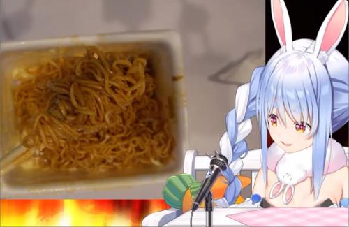 ホロライブ・兎田ぺこら、罰ゲームで「獄激辛ペヤング」を食す・・・