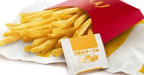マクドナルド、ポテトに「シャカシャカポテト3種のチーズ味」が本日より期間限定で登場！