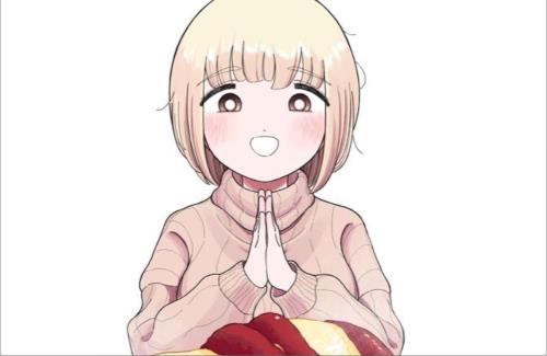 『ドカ食いダイスキ！もちづきさん』、単行本1巻のカバーイラストが怖すぎるｗｗｗｗｗｗ