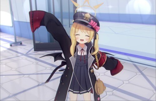 【ブルアカ】新年のご挨拶にイブキ・・・ロリコン歓喜やね