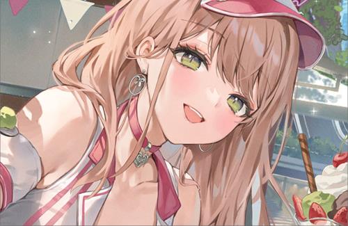 【勝利の女神：NIKKE】公式描き下ろしイラストの透けブラがエッッッ！！！！