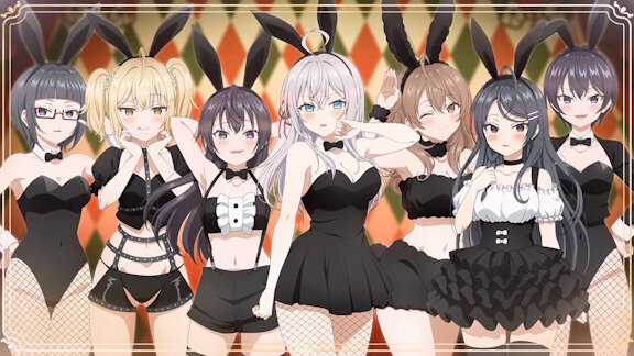 本日8月2日は「バニーの日」！ロシデレ公式が7人大集合のバニービジュアルを公開！！