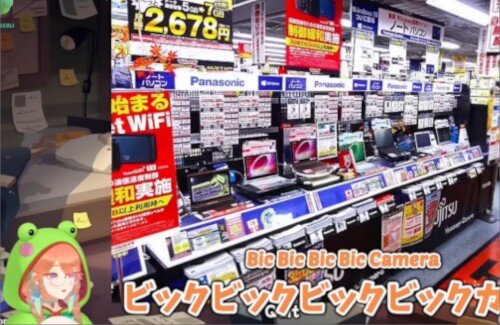 ホロライブEN・小鳥遊キアラ『日本の家電屋はゴチャゴチャしててストレス溜まらない？』