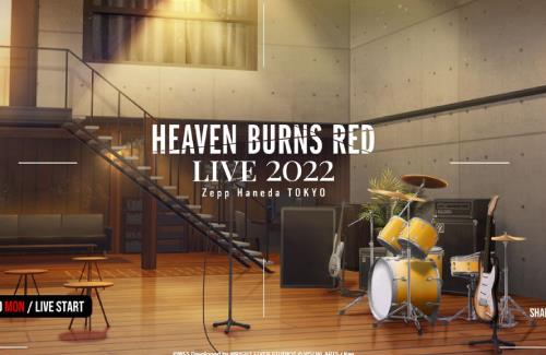 『HEAVEN BURNS RED LIVE 2022』が2022年10月10日に「Zepp Haneda」にて開催決定！！