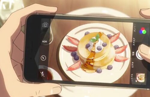 【画像】食べ物を撮る時はスマホをこうすると立体感が出ていいらしいぞ