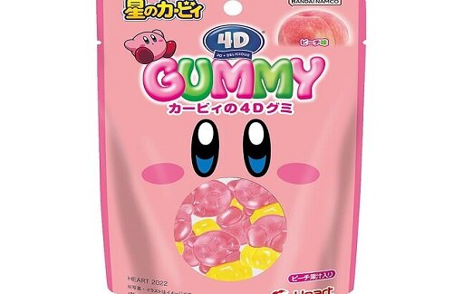 『4Dグミ/星のカービィ』が12月12日に登場！ピーチ味でカービィがワープスターで空を飛ぶ様子を立体化