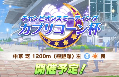 【ウマ娘】次のチャンミは中京・芝1200の短距離だぞおおおおおおおお