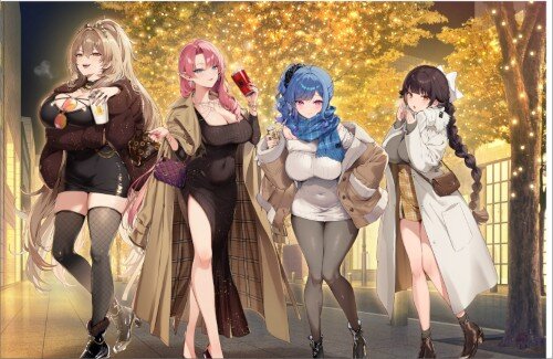 アズレンの新規グッズイラスト、洋服が悲鳴を上げてるわｗｗｗｗｗｗｗｗ