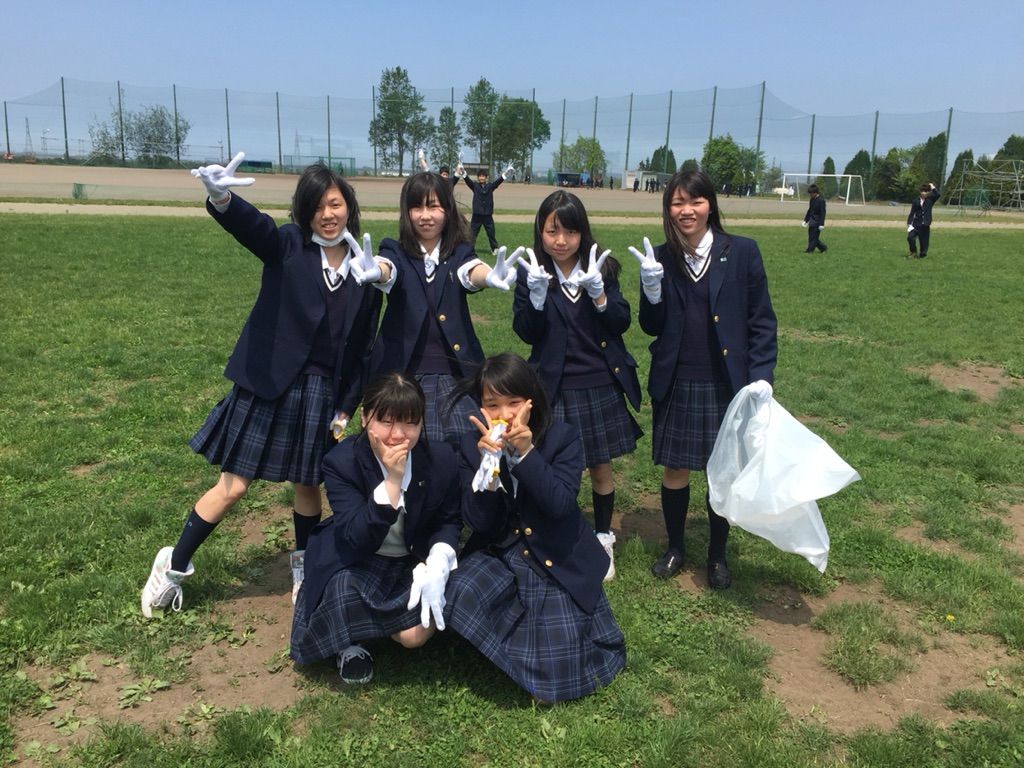 ふるさとクリーンウォーク : 野幌高校ラグビー部〜Rushing Guys〜