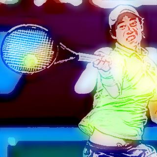錦織圭 フォア スケッチ