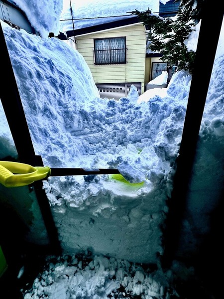 【速報】わい雪かき2時間がんばった☃️????☃️