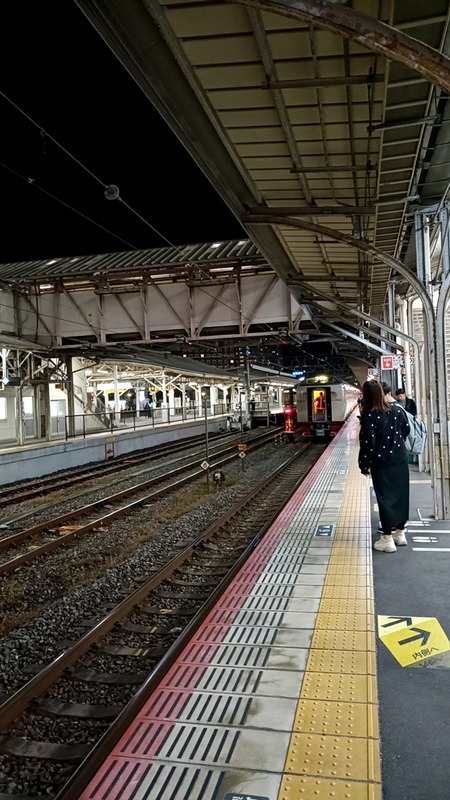 これからサンライズ出雲瀬戸に乗る