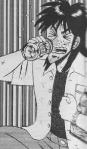 カイジが地下でビール飲むシーンww