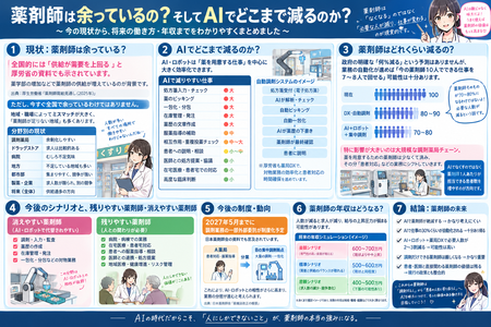昔のお前ら「薬剤師は無能でも務まるからおすすめだぞ」