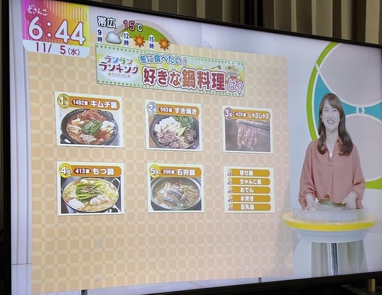 【画像】鍋ランキング、決まる。3位｢しゃぶしゃぶ｣2位｢すき焼き｣1位｢
