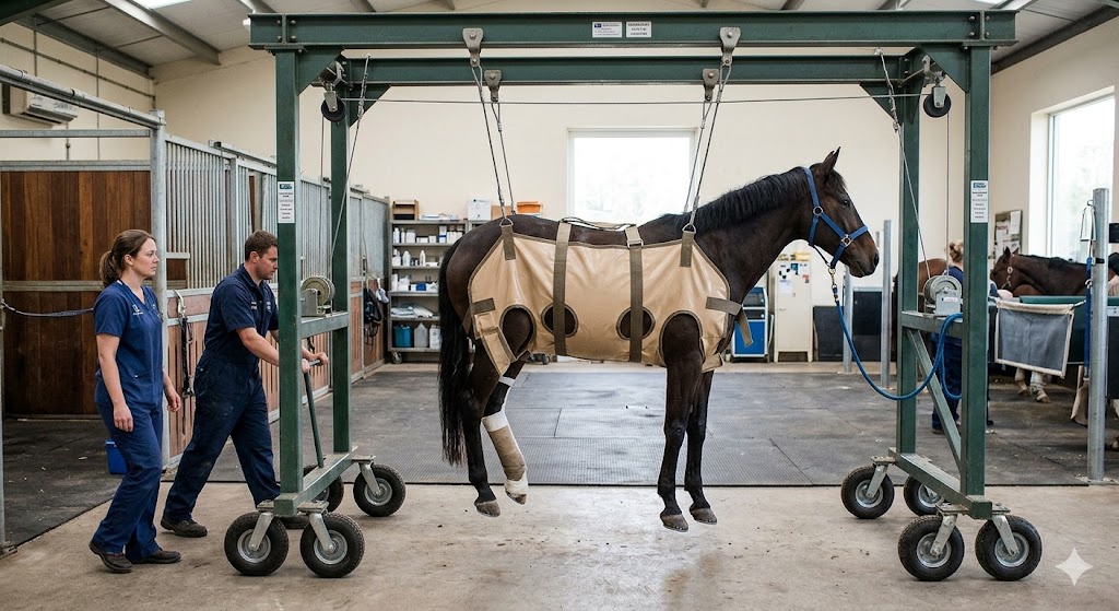 馬「脚折ったやで」馬主「安楽死ではなく手術！」獣医「成功したやで～」