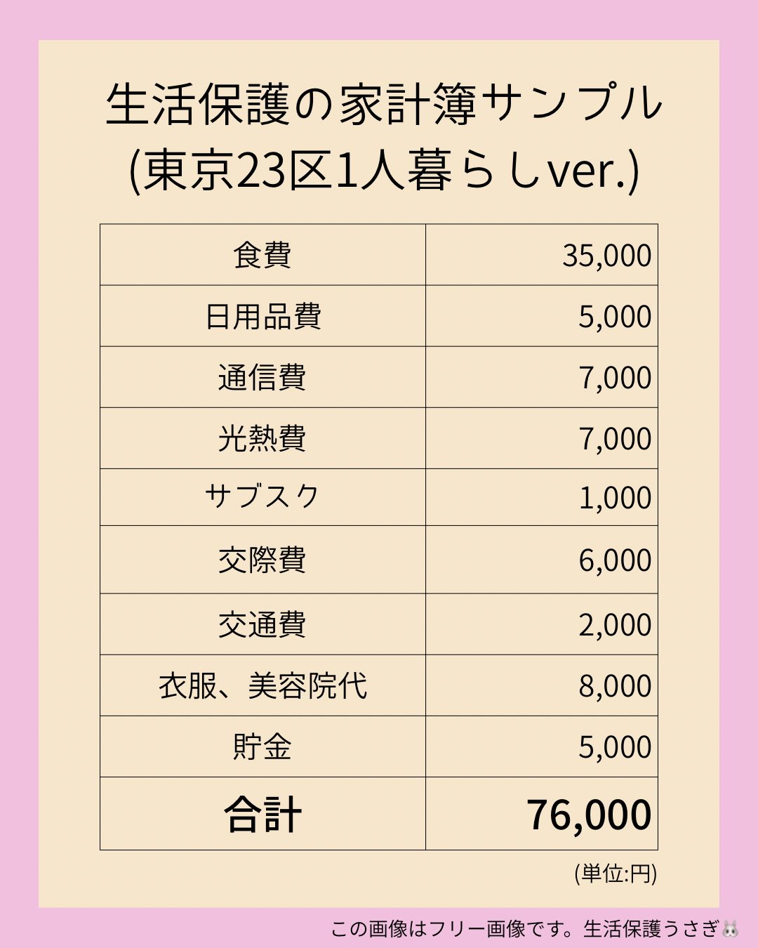 【画像】生活保護の「リアルな家計簿」がこれ...カツカツだよ